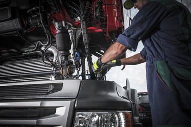 Auto technician working in an independent auto shop