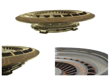 Concave clutch torque converter technology